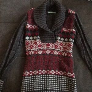 Maurices black and cozy dark grey sweater
